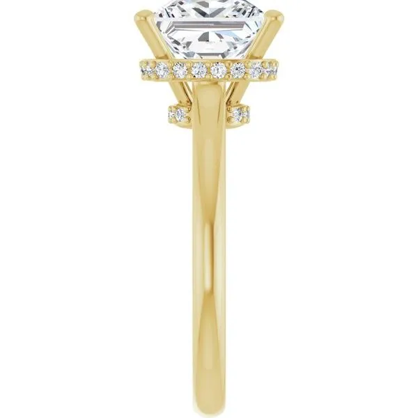 Hidden Halo-Style Engagement Ring Image 4 Arezzo Jewelers Elmwood Park, IL