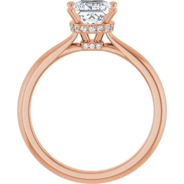 Hidden Halo-Style Engagement Ring Image 2 Shipley's Fine Jewelry Hampstead, MD