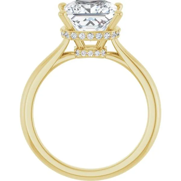 Hidden Halo-Style Engagement Ring Image 2 Raleigh Diamond Fine Jewelry Raleigh, NC