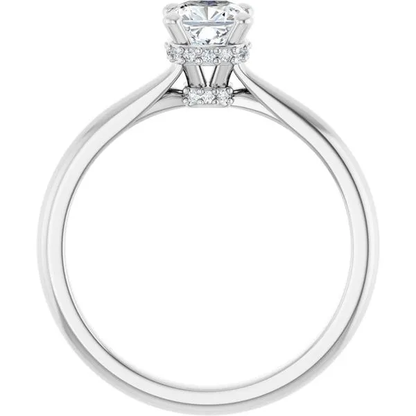 Hidden Halo-Style Engagement Ring Image 2 Natale Jewelers Sewell, NJ