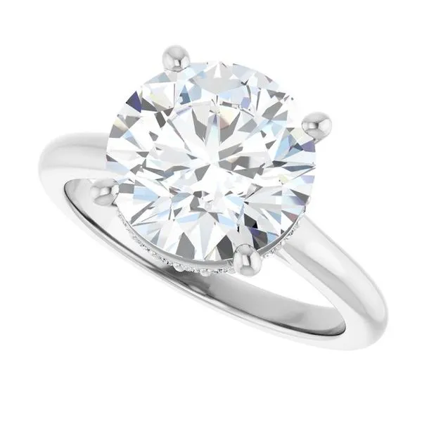 Hidden Halo-Style Engagement Ring Image 5 Shipley's Fine Jewelry Hampstead, MD