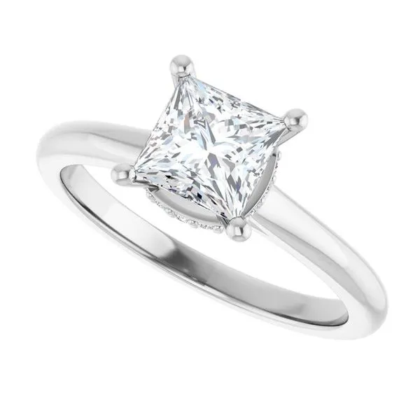Hidden Halo-Style Engagement Ring Image 5 J. Thomas Jewelers Rochester Hills, MI