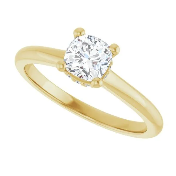 Hidden Halo-Style Engagement Ring Image 5 JF Jones Jewelers Rochester, NY