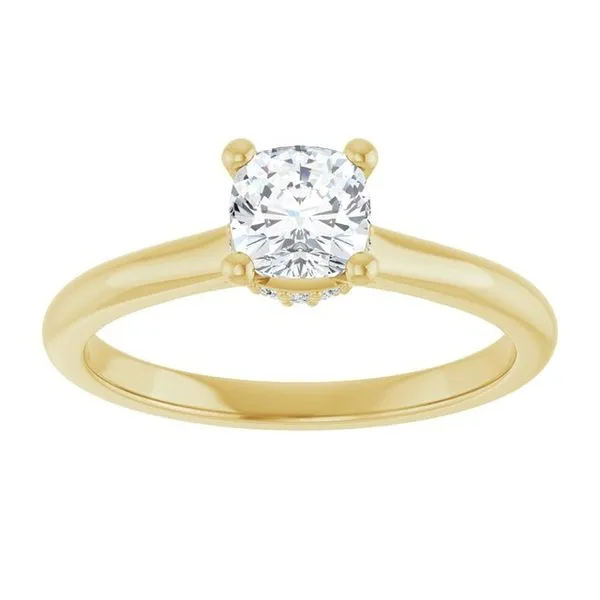 Hidden Halo-Style Engagement Ring Image 3 Virtus Collective Newport Beach , CA