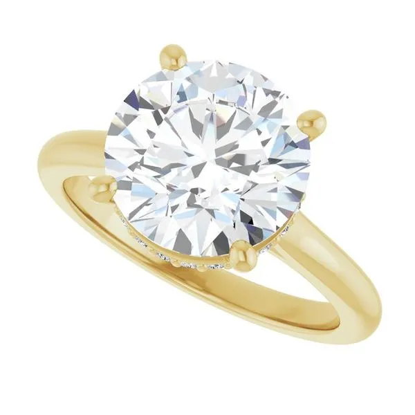 Hidden Halo-Style Engagement Ring Image 5 Austin's Fine Diamonds & Jewelry Lyndhurst, NJ