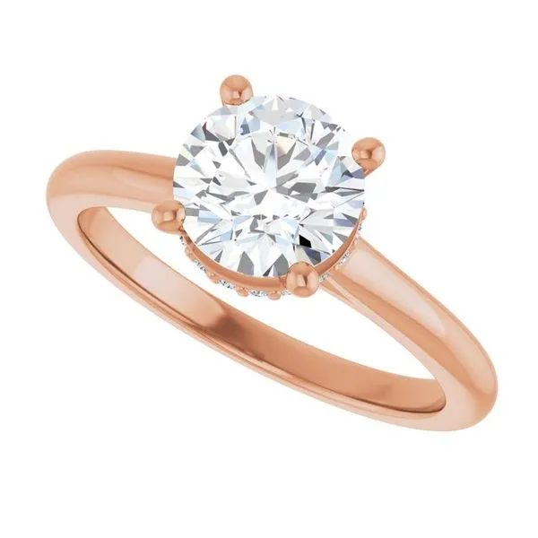 Hidden Halo-Style Engagement Ring Image 5 Arezzo Jewelers Elmwood Park, IL