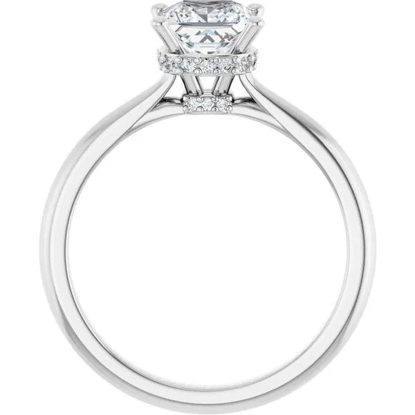 Hidden Halo-Style Engagement Ring Image 2 J. Thomas Jewelers Rochester Hills, MI