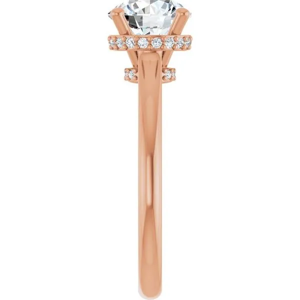 Hidden Halo-Style Engagement Ring Image 4 Austin's Fine Diamonds & Jewelry Lyndhurst, NJ