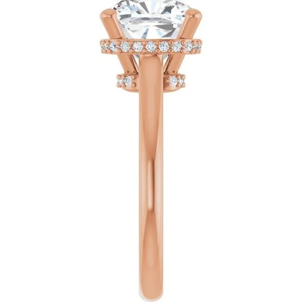 Hidden Halo-Style Engagement Ring Image 4 JF Jones Jewelers Rochester, NY