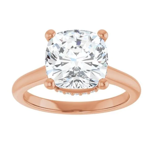 Hidden Halo-Style Engagement Ring Image 3 J. Thomas Jewelers Rochester Hills, MI