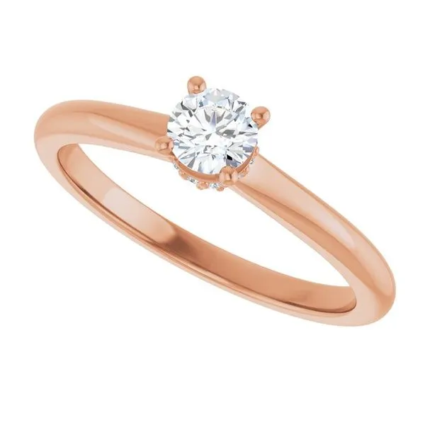 Hidden Halo-Style Engagement Ring Image 5 Mark Jewellers La Crosse, WI