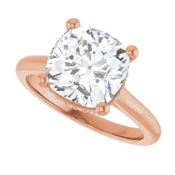 Hidden Halo-Style Engagement Ring Image 5 J. Thomas Jewelers Rochester Hills, MI