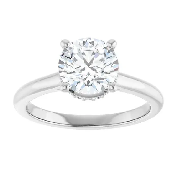 Hidden Halo-Style Engagement Ring Image 3 Shipley's Fine Jewelry Hampstead, MD