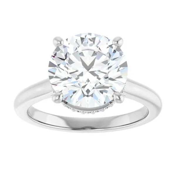 Hidden Halo-Style Engagement Ring Image 3 Austin's Fine Diamonds & Jewelry Lyndhurst, NJ