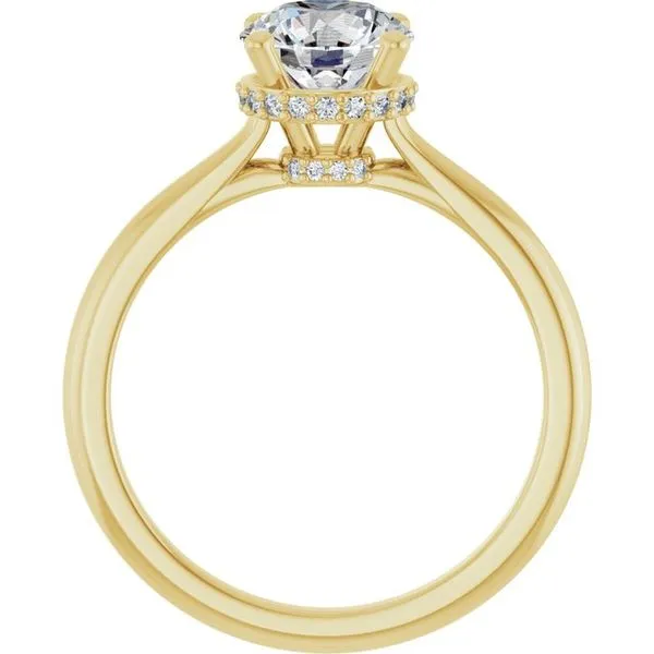 Hidden Halo-Style Engagement Ring Image 2 Austin's Fine Diamonds & Jewelry Lyndhurst, NJ