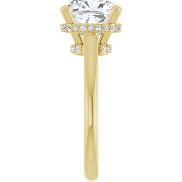 Hidden Halo-Style Engagement Ring Image 4 Mark Jewellers La Crosse, WI