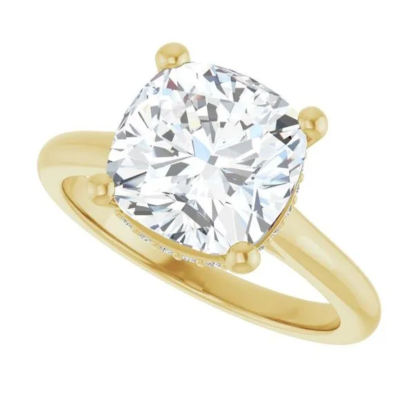 Hidden Halo-Style Engagement Ring Image 5 Natale Jewelers Sewell, NJ