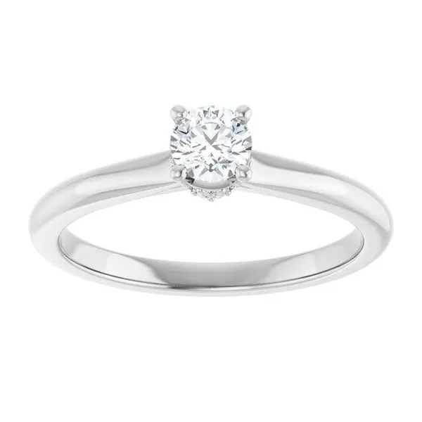 Hidden Halo-Style Engagement Ring Image 3 Shipley's Fine Jewelry Hampstead, MD