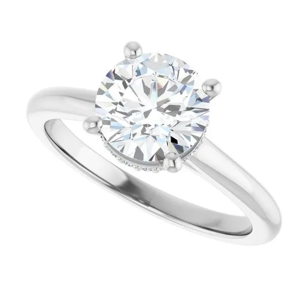 Hidden Halo-Style Engagement Ring Image 5 Mark Jewellers La Crosse, WI