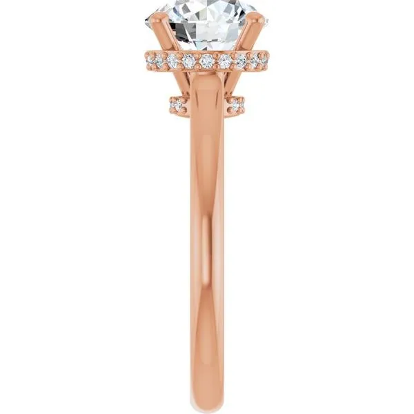 Hidden Halo-Style Engagement Ring Image 4 Paul James Jewelers Angels Camp, CA