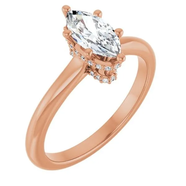 Hidden Halo-Style Engagement Ring The Ring Austin Round Rock, TX