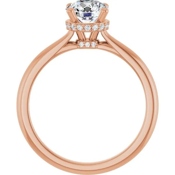 Hidden Halo-Style Engagement Ring Image 2 Arezzo Jewelers Elmwood Park, IL