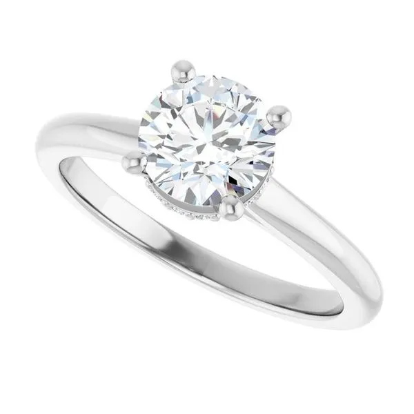 Hidden Halo-Style Engagement Ring Image 5 Arezzo Jewelers Elmwood Park, IL