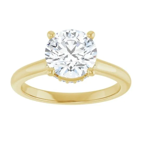 Hidden Halo-Style Engagement Ring Image 3 Mark Jewellers La Crosse, WI