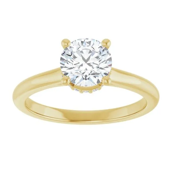 Hidden Halo-Style Engagement Ring Image 3 Jimmy Smith Jewelers Decatur, AL