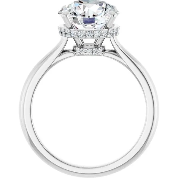 Hidden Halo-Style Engagement Ring Image 2 Austin's Fine Diamonds & Jewelry Lyndhurst, NJ