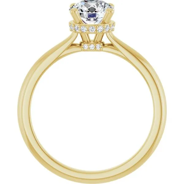 Hidden Halo-Style Engagement Ring Image 2 The Ring Austin Round Rock, TX