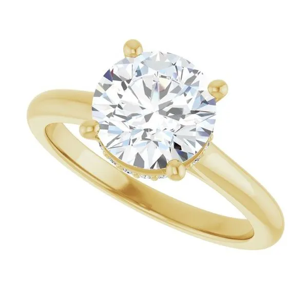 Hidden Halo-Style Engagement Ring Image 5 Arezzo Jewelers Elmwood Park, IL