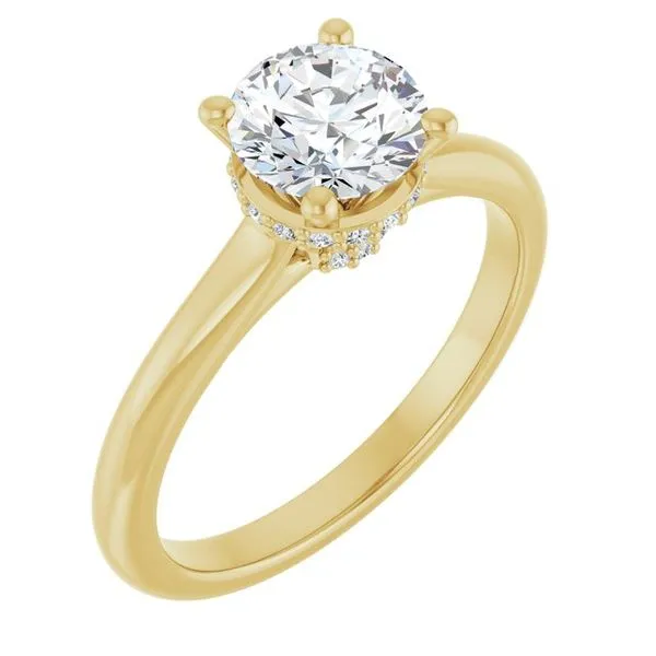 Hidden Halo-Style Engagement Ring J. Thomas Jewelers Rochester Hills, MI