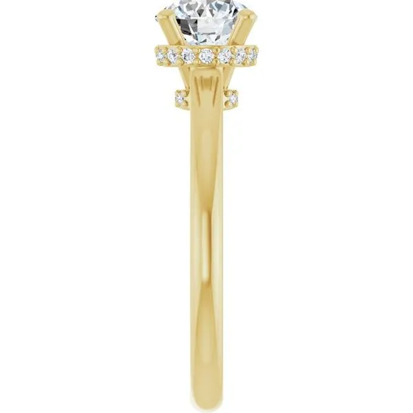 Hidden Halo-Style Engagement Ring Image 4 Shipley's Fine Jewelry Hampstead, MD