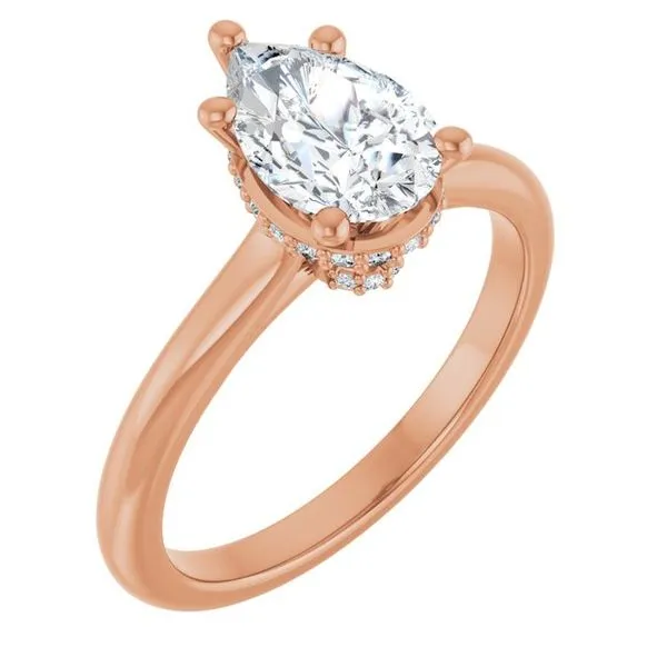 Hidden Halo-Style Engagement Ring Mark Jewellers La Crosse, WI