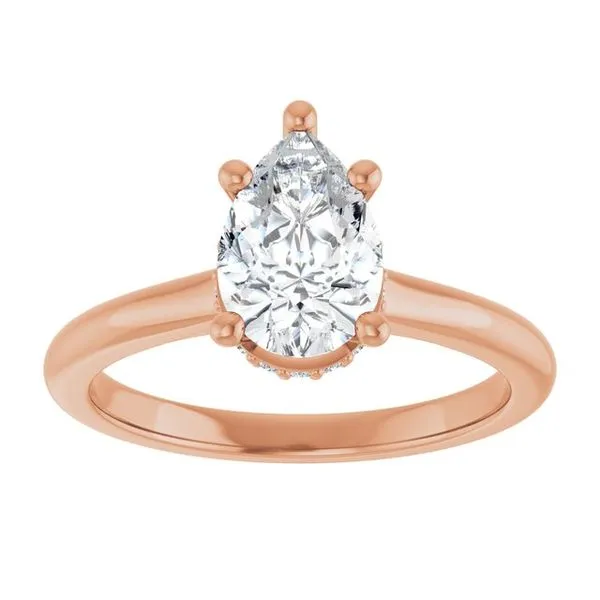 Hidden Halo-Style Engagement Ring Image 3 J. Thomas Jewelers Rochester Hills, MI