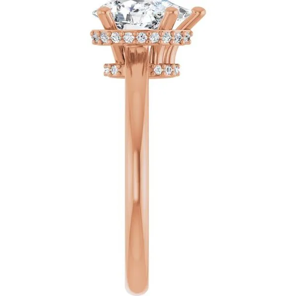 Hidden Halo-Style Engagement Ring Image 4 Arezzo Jewelers Elmwood Park, IL