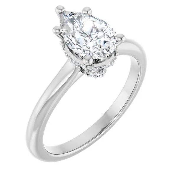 Hidden Halo-Style Engagement Ring Virtus Collective Newport Beach , CA