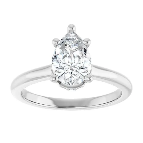 Hidden Halo-Style Engagement Ring Image 3 Mark Jewellers La Crosse, WI
