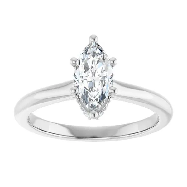 Hidden Halo-Style Engagement Ring Image 3 Shipley's Fine Jewelry Hampstead, MD