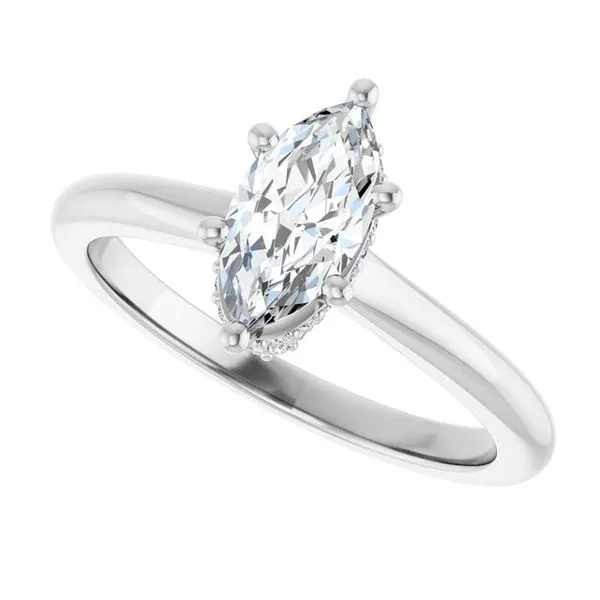 Hidden Halo-Style Engagement Ring Image 5 Mark Jewellers La Crosse, WI