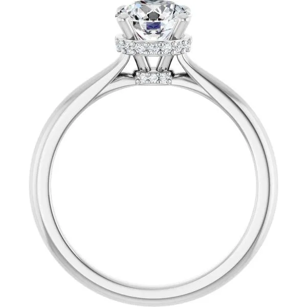 Hidden Halo-Style Engagement Ring Image 2 Witt's Jewelry Wayne, NE
