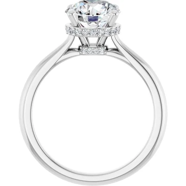 Hidden Halo-Style Engagement Ring Image 2 Raleigh Diamond Fine Jewelry Raleigh, NC