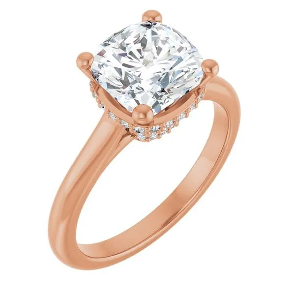 Hidden Halo-Style Engagement Ring Virtus Collective Newport Beach , CA