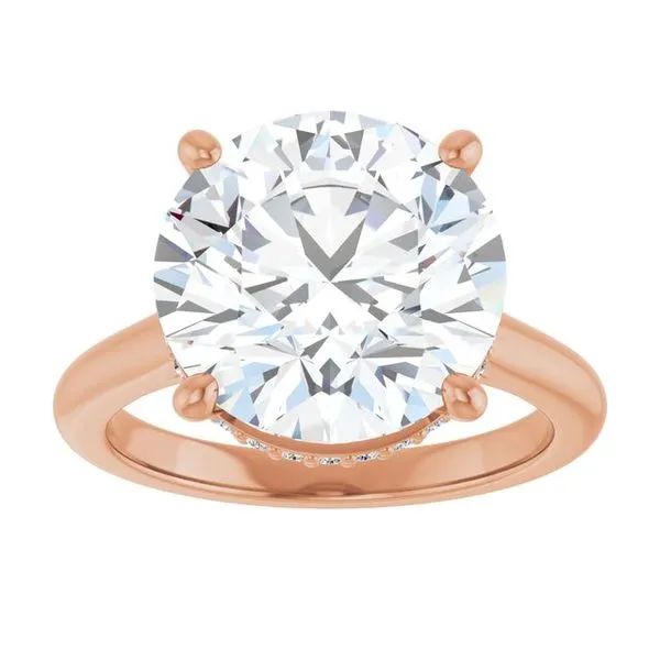 Hidden Halo-Style Engagement Ring Image 3 Raleigh Diamond Fine Jewelry Raleigh, NC