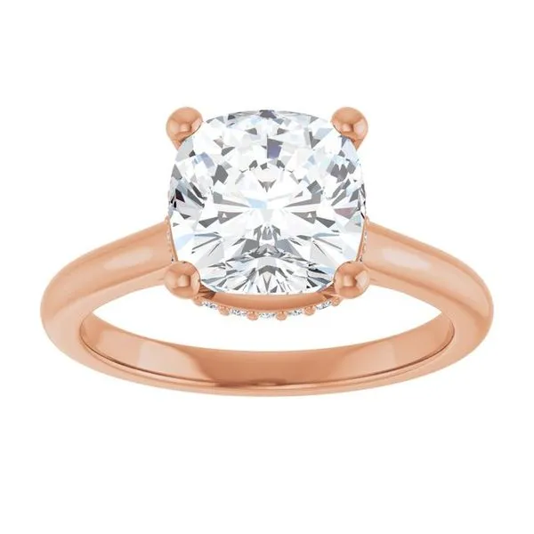 Hidden Halo-Style Engagement Ring Image 3 Jimmy Smith Jewelers Decatur, AL