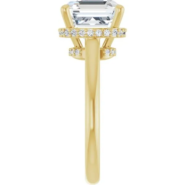 Hidden Halo-Style Engagement Ring Image 4 Austin's Fine Diamonds & Jewelry Lyndhurst, NJ