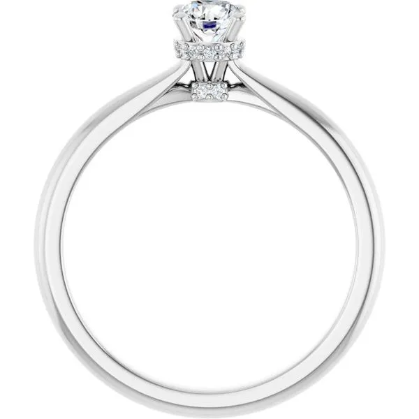 Hidden Halo-Style Engagement Ring Image 2 Arezzo Jewelers Elmwood Park, IL