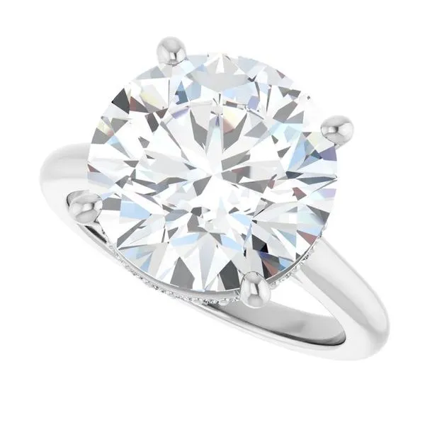 Hidden Halo-Style Engagement Ring Image 5 Clater Jewelers Louisville, KY