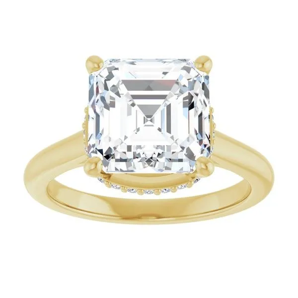 Hidden Halo-Style Engagement Ring Image 3 Morin Jewelers Southbridge, MA